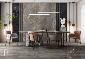 南宫28萨瓦灰岩板装修效果图