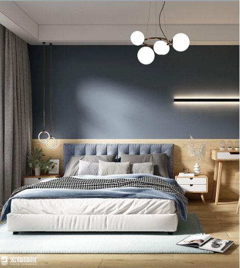 南宫28陶瓷质感砖烟雨灰效果图