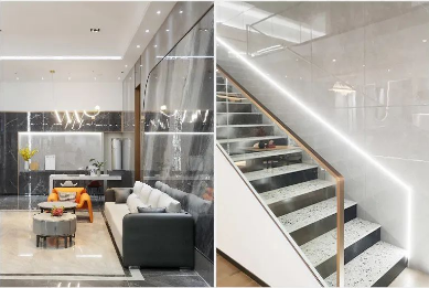 南宫28质感砖店面一角